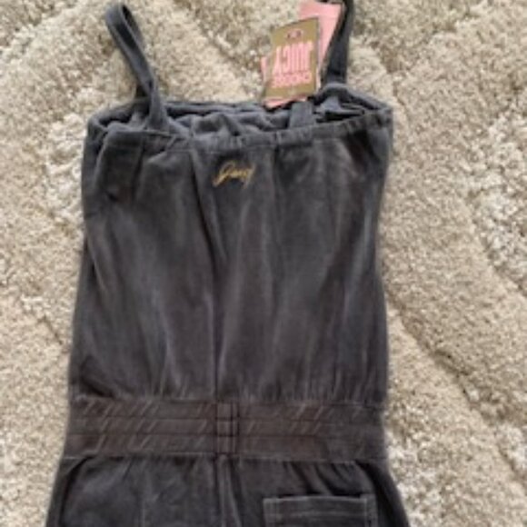 Juicy Couture Girl's Terry Velour Wide-Leg Romper/Jumpsuit (Tween Girl) NEW - Picture 4 of 7